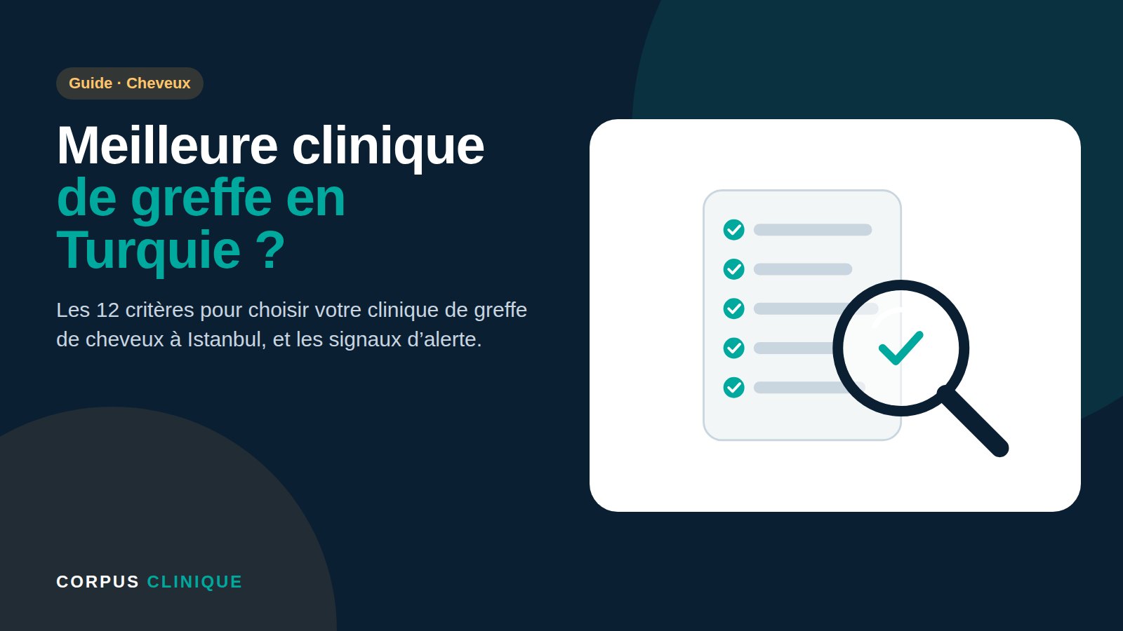 Choisir la meilleure clinique de greffe de cheveux en Turquie